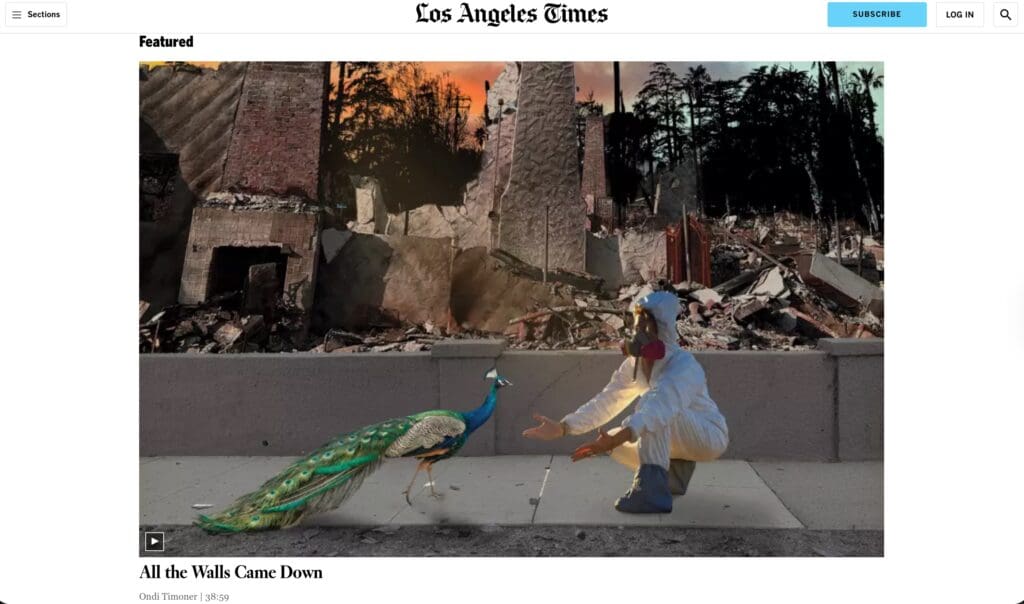Short_Docs_-_The_world_through_a_West_Coast_perspective_-_Los_Angeles_Times LA Times Showcases ALL THE WALLS CAME DOWN , releasing the films today.
